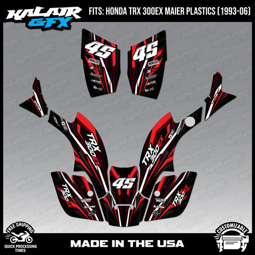 Graphics kit for honda - graphics,