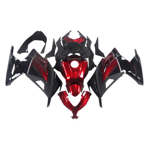 Abs plastic red - black, fairing