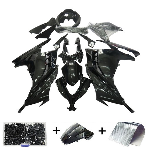 Glossy black fairing - black,